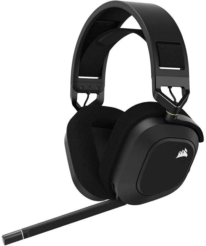 Headset Corsair HS80 RGB Wireless Preto
