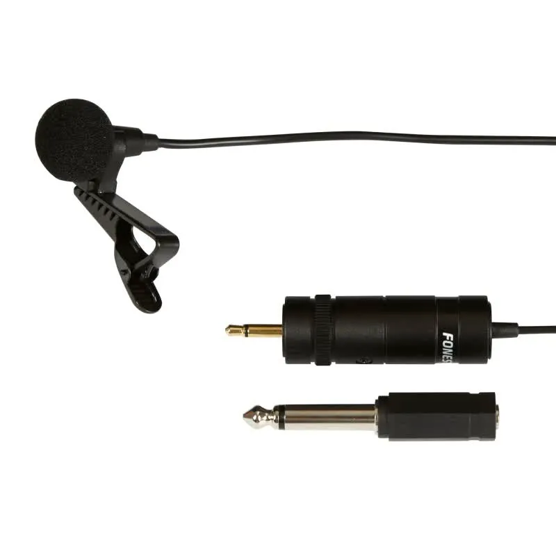 Microfone de condensador e adaptador de entrada de microfone dinâmico - FCM-400