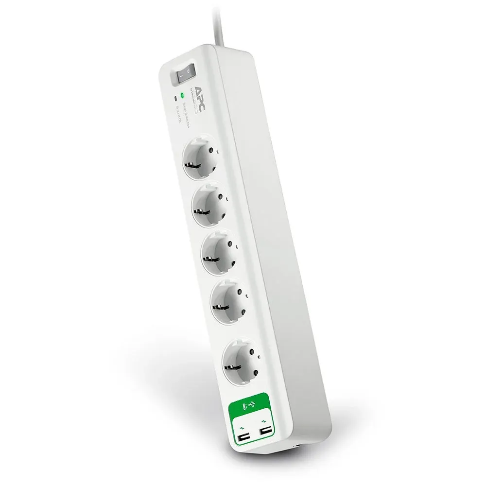 Supressor de Picos APC Essential SurgeArrest PM5U-GR 5 Outlet 230V 5 Portas USB