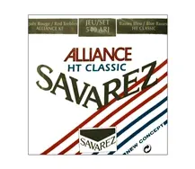 Jogo cordas guitarra clássica Savarez 540ARJ ALLIANCE Tensão Mista