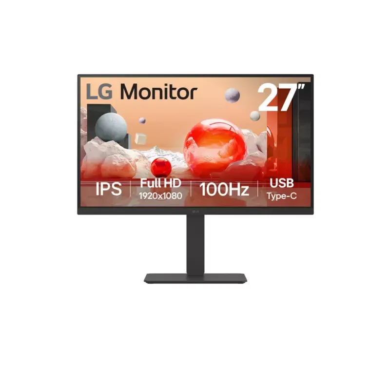 LG MONITOR IPS 27" 16:9 FHD HDMI DP USB-C COLUNAS PIVOT 27BA650-B