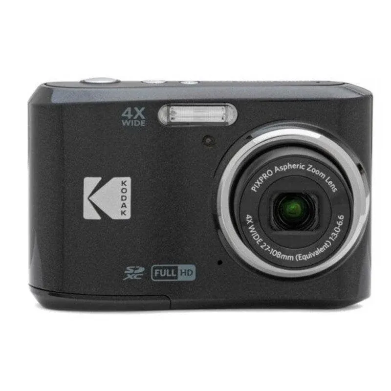 Cámara Compacta Kodak Pixpro FZ45 16MP Zoom 4x USB 2.0 Estabilizador Preto