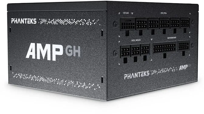 Fonte Modular Phanteks AMP GH PCIe 5.0 750W 80+ Gold Preta