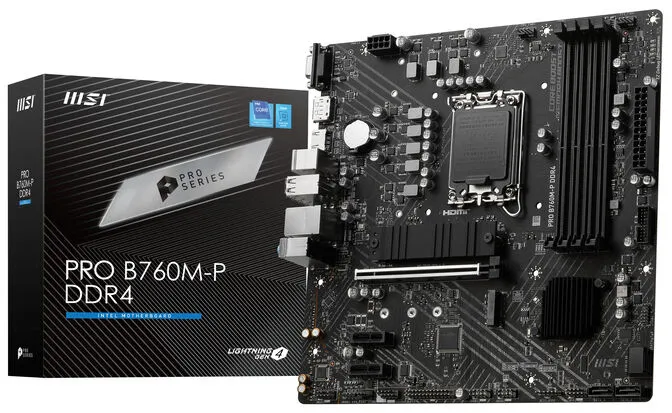 Motherboard MSI PRO B760M-P DDR4