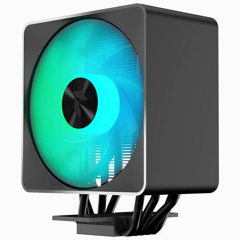 Cooler CPU APNX AP1-V ARGB 5 Pipes Ventoinha CPU 120mm Preta