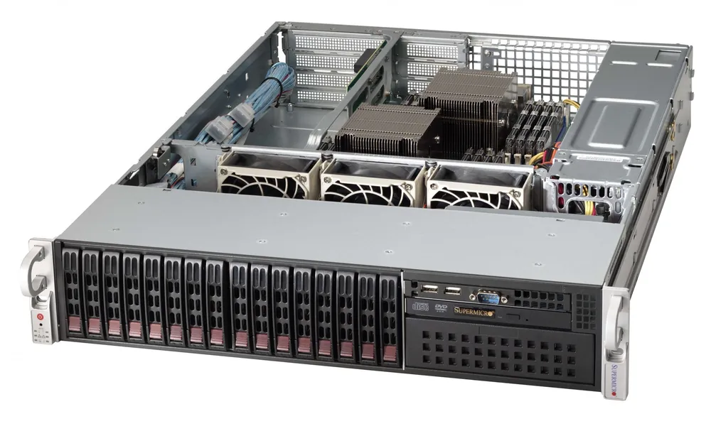 Supermicro CSE-213BAC8-R1K23WB [NR]Black2U SC213B CSE-213BAC8-R1K23WB