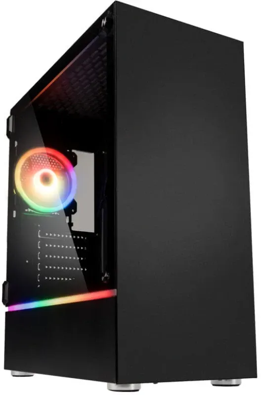 Caixa ATX Kolink Bastion RGB Preto Vidro Temperado