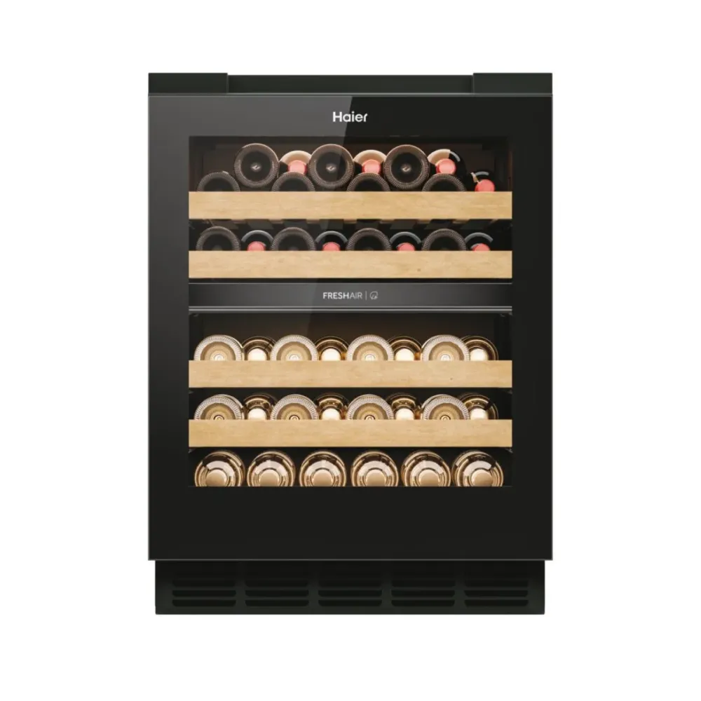 Cave de Vinho Haier 44 Garrafas Preta - HUC44GDEH1