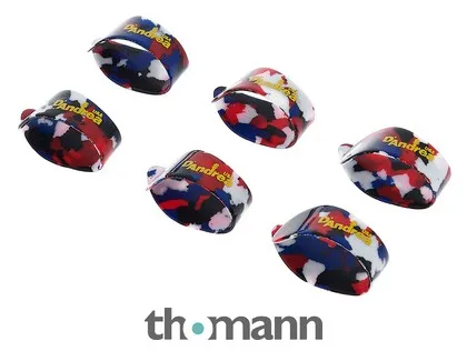 dAndrea Finger Picks 6-Set Multic. L