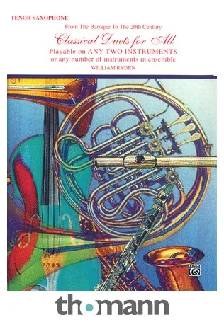 Alfred Music Publishing Classical Duets for All T-Sax