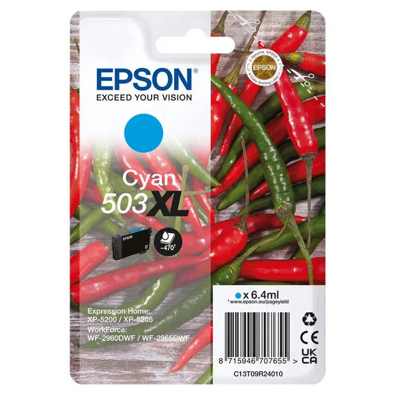 Tinteiro Epson Original Singlepack Ciano 503XL Ink