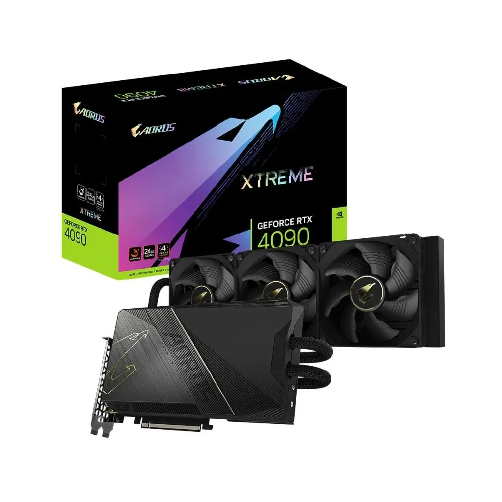 Placa Gráfica Gigabyte RTX 4090 AORUS X Waterforce 24GB GDDR6X