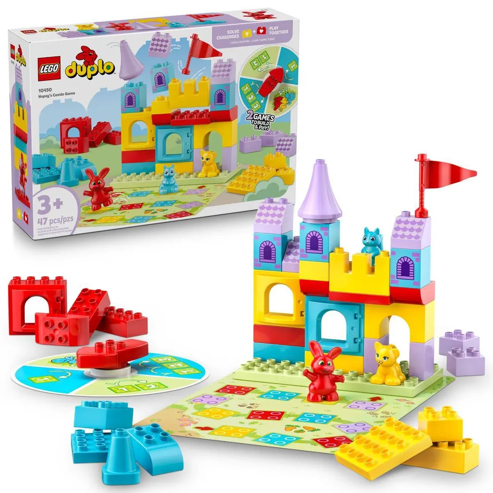 LEGO DUPLO Town: Jogo do Castelo da Hopsy | Idades 3+ | 47 Peças | Item 10450