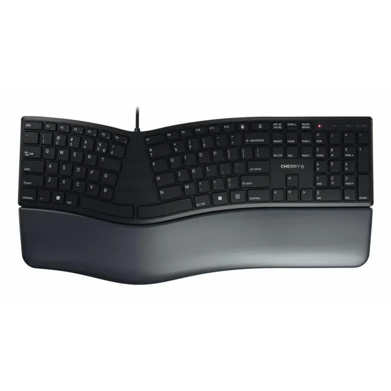 Teclado ergonómico CHERRY KC 4500 ERGO Layout BE apoio de pulso USB