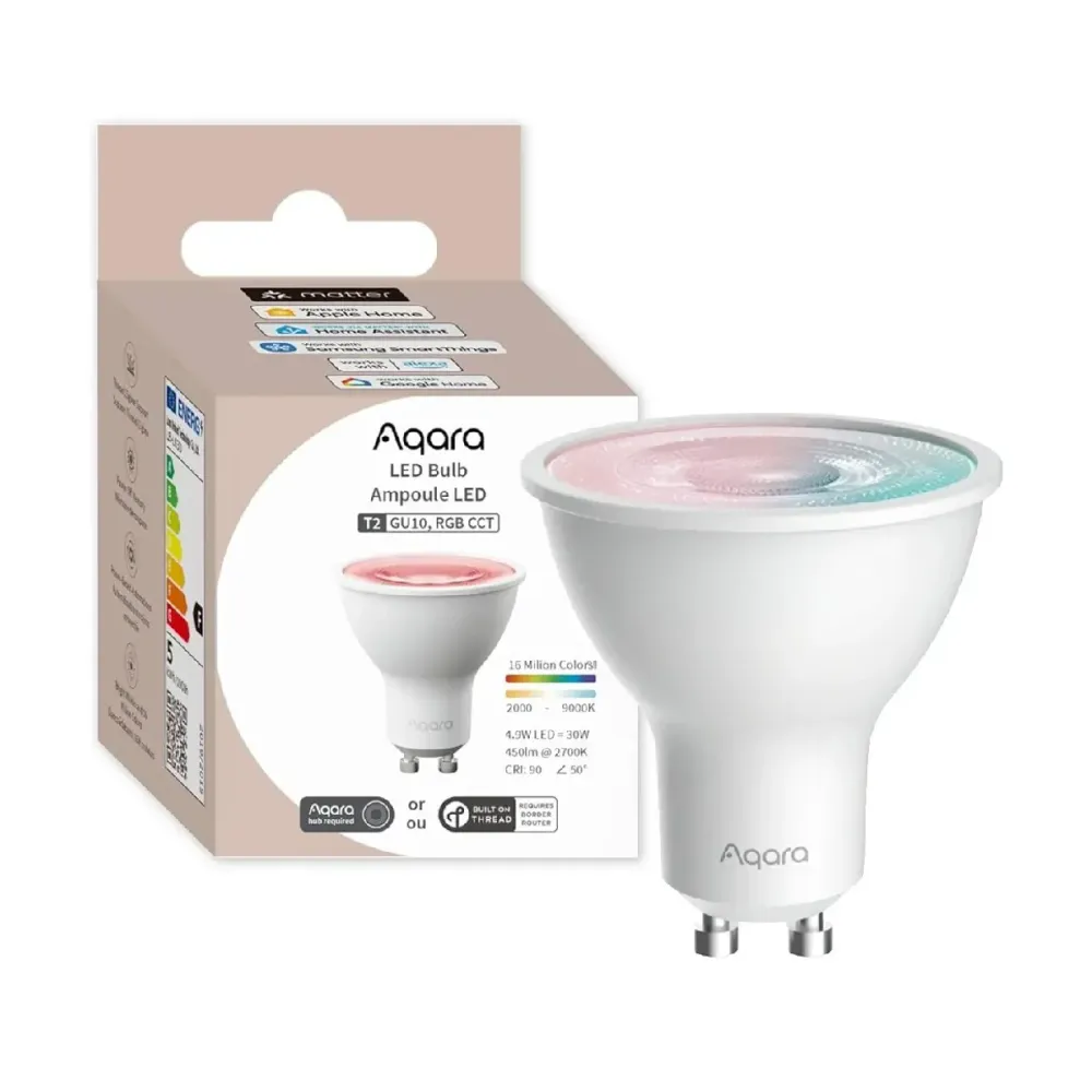 Lâmpada Inteligente LED Aqara T2 RGB Zigbee/Bluetooth/Thread