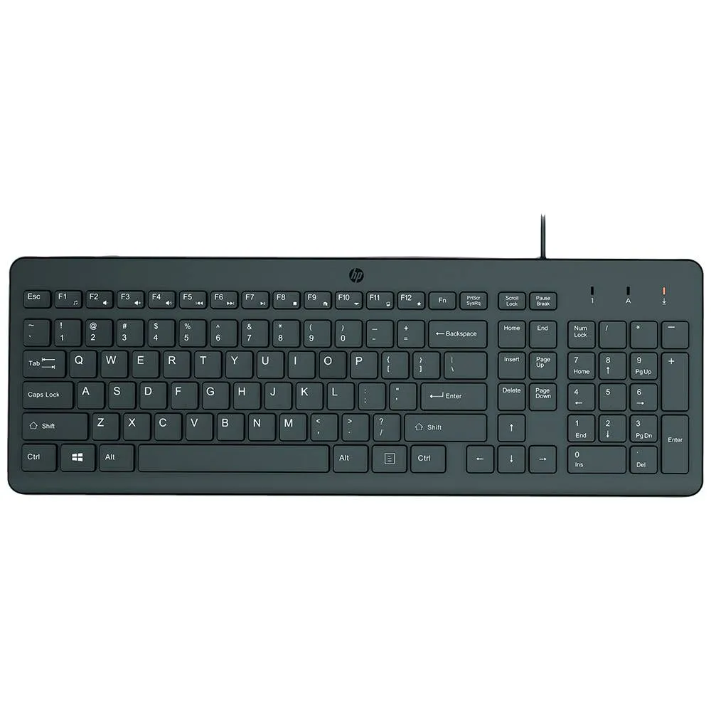 Teclado HP 150 USB PT Preto