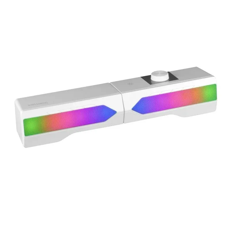 Mars Gaming MSDUOW Barra de Som/Altifalantes 2.0 RGB Bluetooth 15W Branco