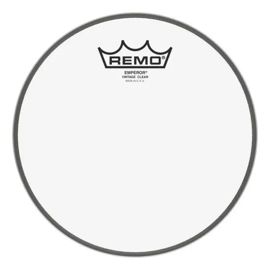 Remo 8" Emperor Vintage Clear