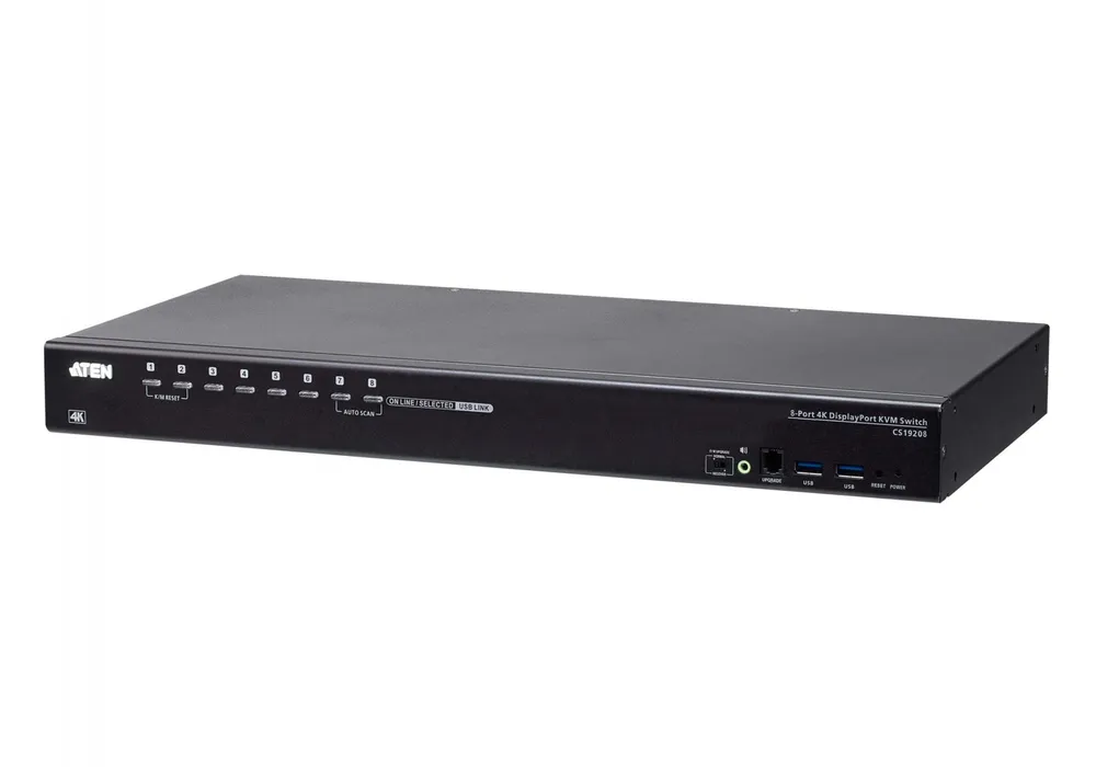 ATEN CS19208-AT-G chaveador KVM Preto CS19208-AT-G