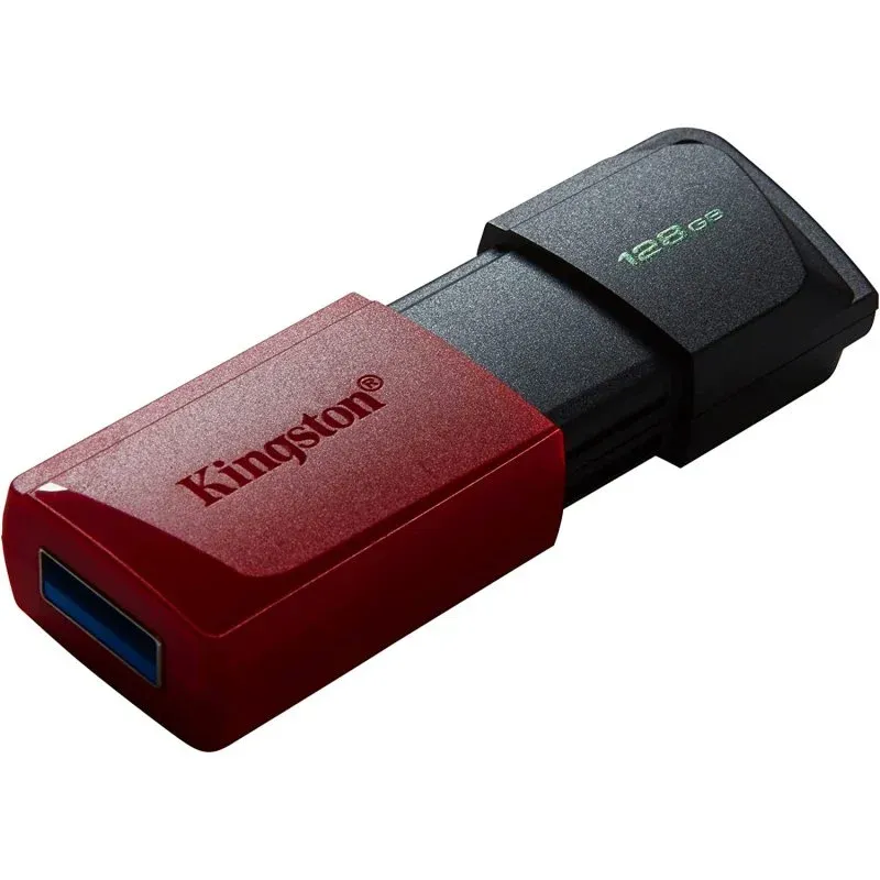 Pen Drive Kingston DataTraveler Exodia M Unidade Flash USB 128GB USB 3.2 Preta/Vermelha