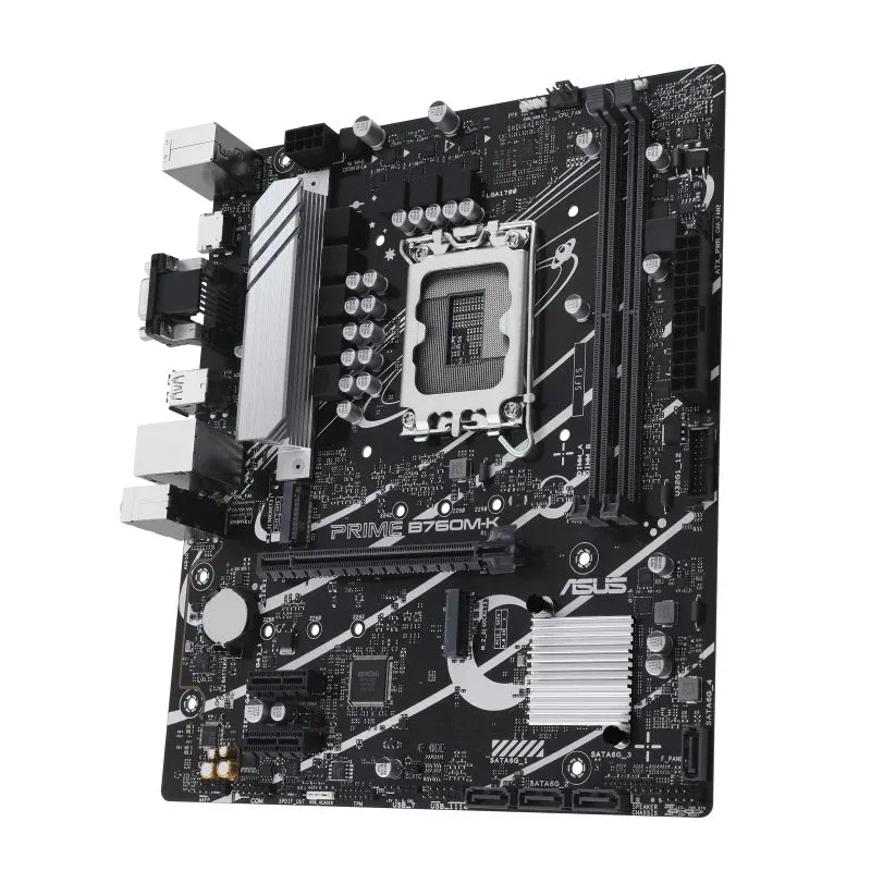 ASUS PRIME B760M-K Motherboard Micro-ATX B760M LGA 1700 DDR5 2.5GbE M.2 SATA III