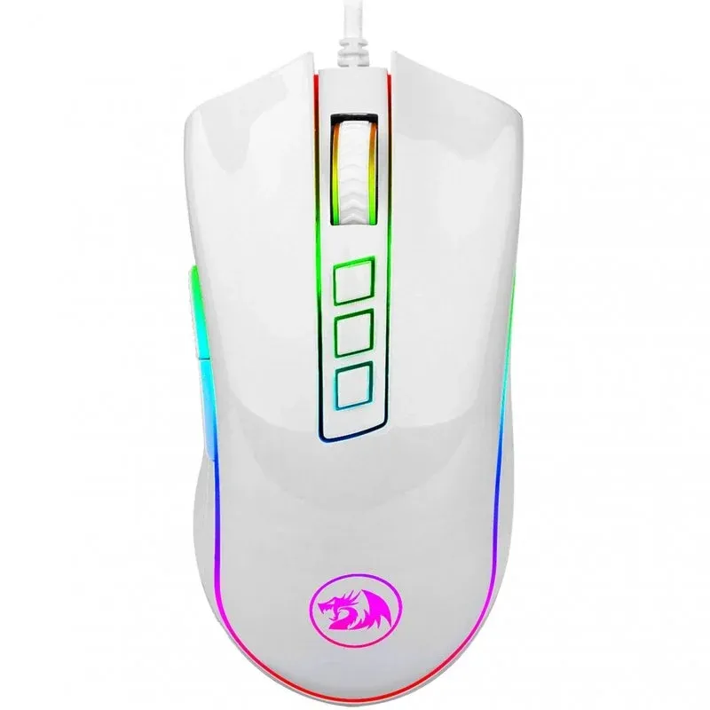 Redragon M711 Cobra White RGB Rato Gaming 10000 DPI Branco