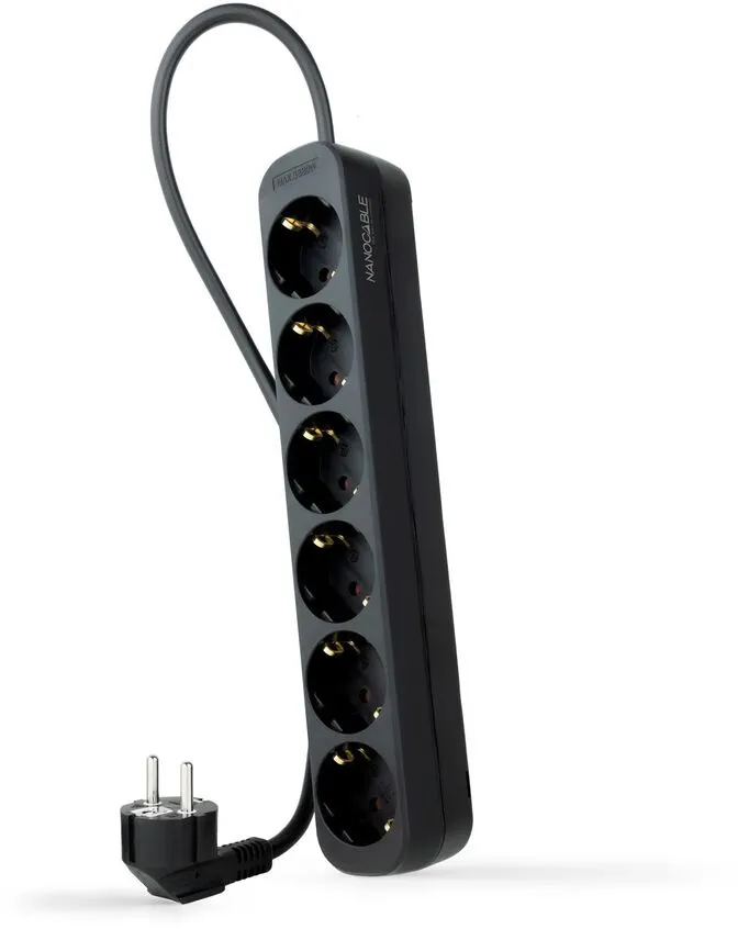 Régua Nanocable 6 Tomadas 1.4 M Preto