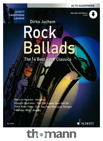 Schott Rock Ballads Alto Sax