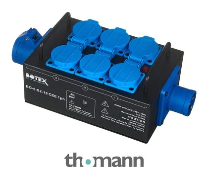 Botex Power box BO-6-S2-16 CEE 1ph