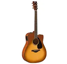 Guitarra Electro-Acústica Yamaha FGX800C Sandburst