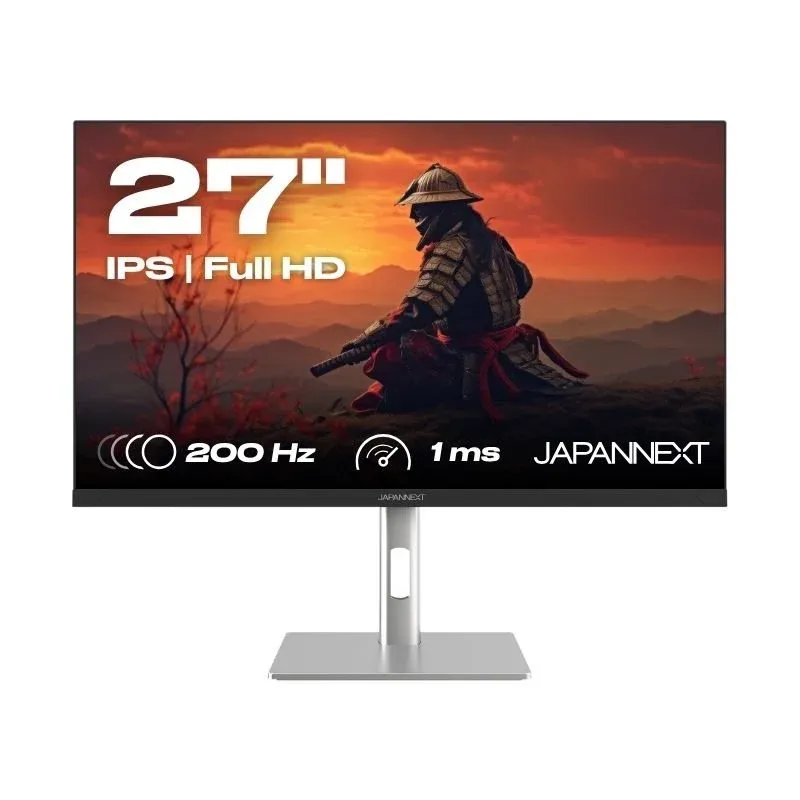 JAPANNEXT JN-I270FHD200F-HSP Monitor 27" IPS FullHD 200Hz 0.5ms com Altifalantes e FreeSync