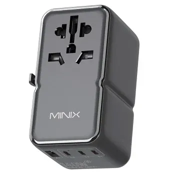 Adapt. Univ. C/alimentador PD/QC 140W (3 USB C + 1 USB A)