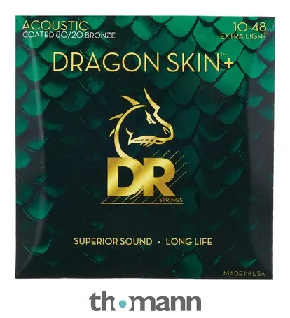 DR Strings Dragon Skin+ DA8-10 Coated