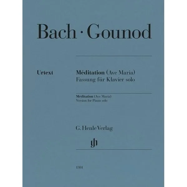Henle Verlag Bach/Gounod Méditation