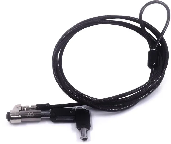 Cabo/Cadeado de Segurança Ewent EW1239 NanoSaver 1.8m com Chave
