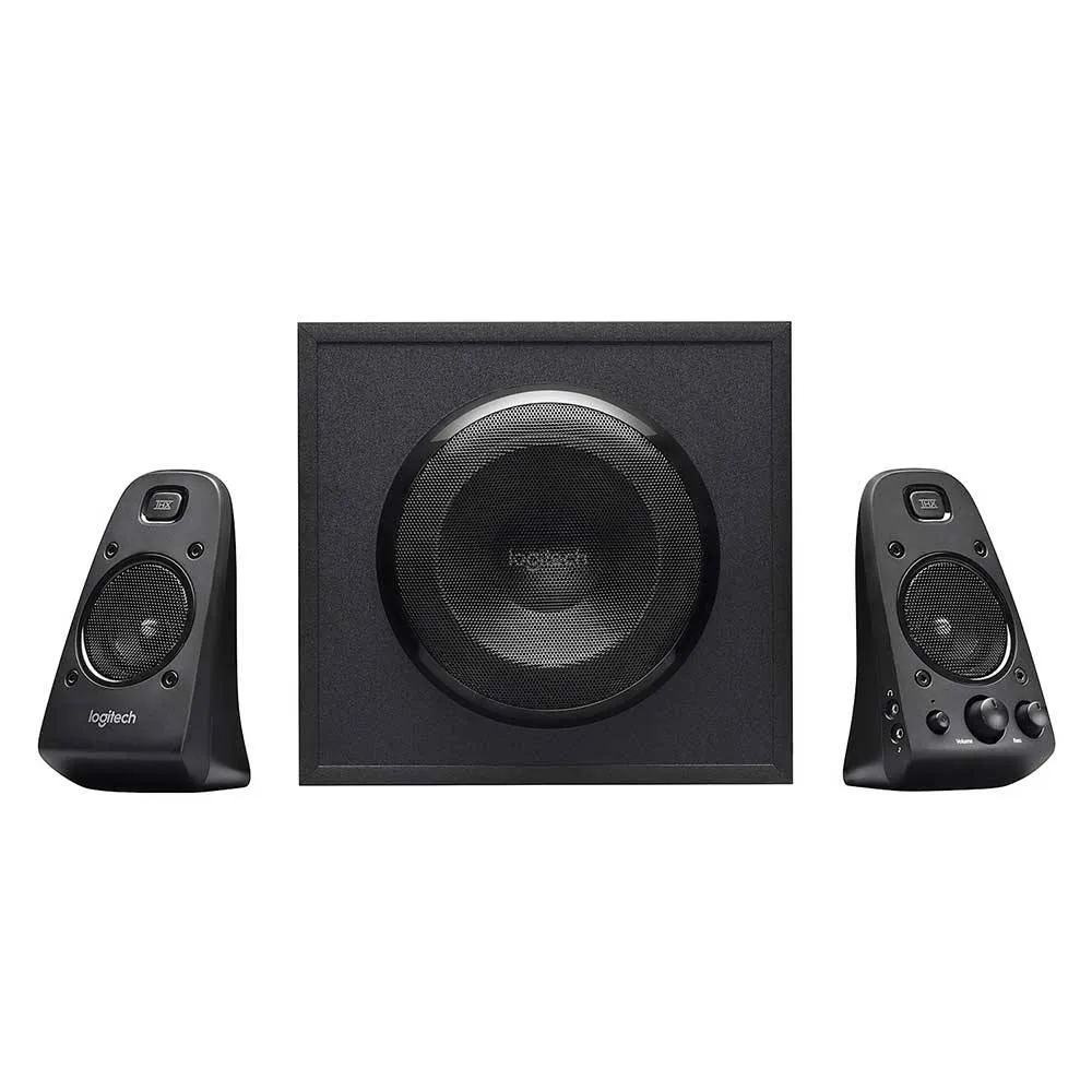 Colunas Logitech Z623 THX Sound 2.1 400W Peak / 200W RMS Pretas