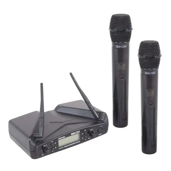EIKON SISTEMA MICROFONE MÃO DUPLO WM700DM