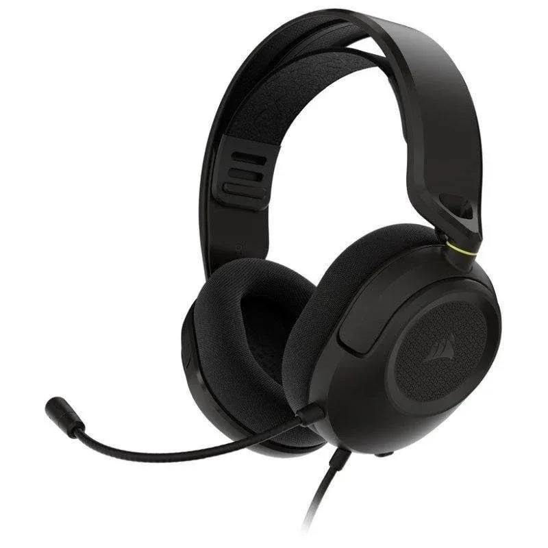 Auriculares Corsair HS35 v3 com microfone omnidirecional e conetor 3,5 mm, carvão