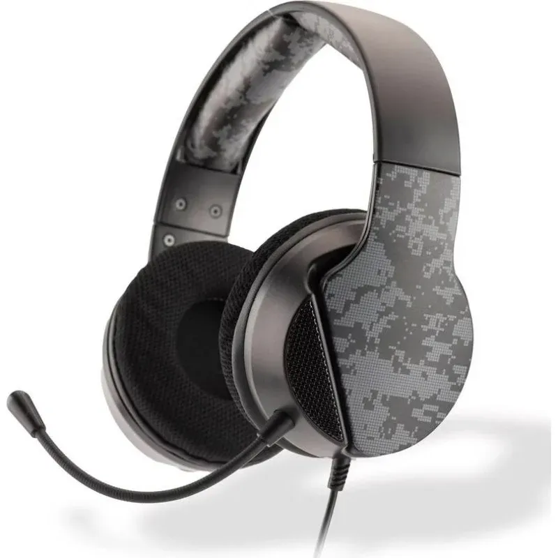 Auriculares Default SPX-300 com cabo USB Gaming PS5 Over Ear Camuflado