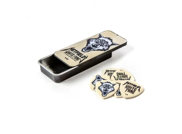 Dunlop James Hetfield Flow White Fang PH122T, 6 Pack 1.0 mm
