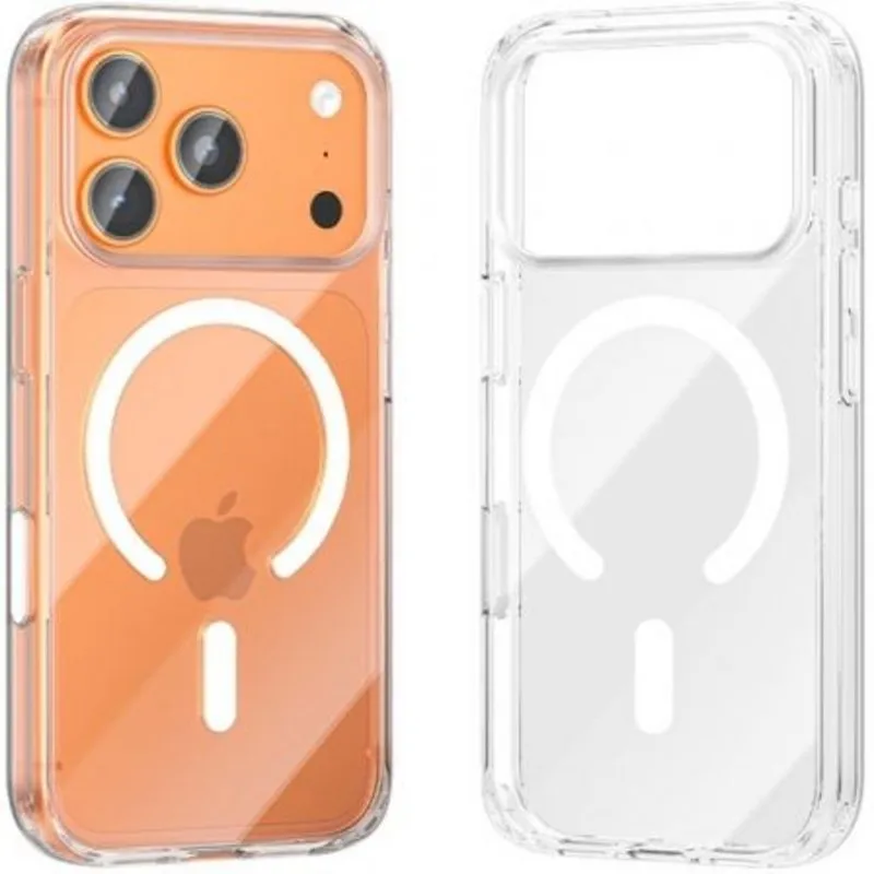 Funda para móvel Vention Concise Impact Capa dura PC TPU Transparente com MagSafe para iPhone 17 Pro Max