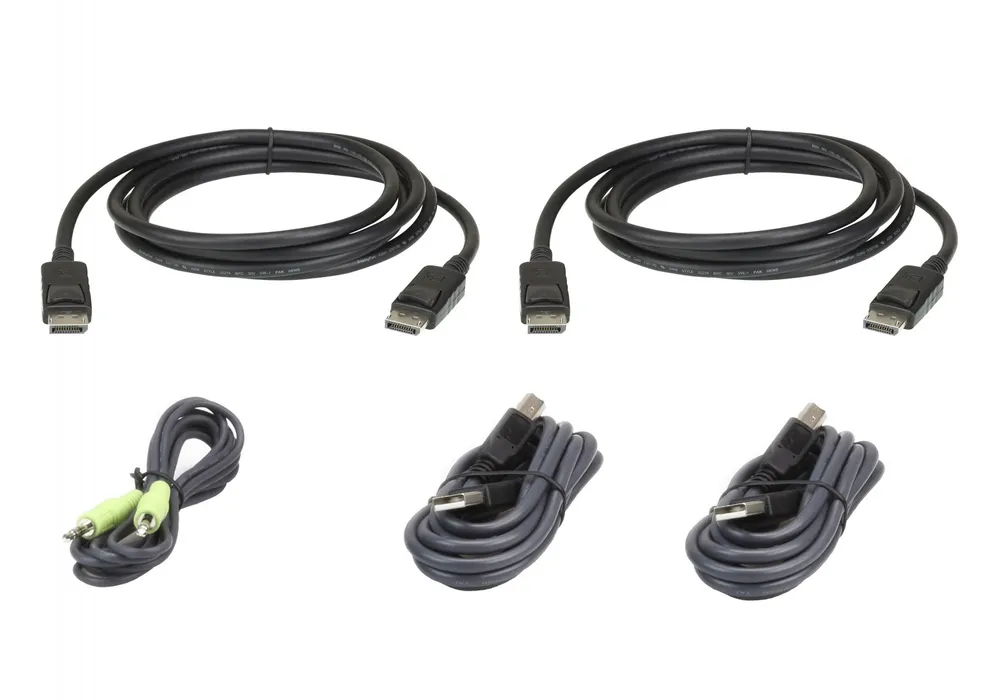 ATEN 2L-7D03UDPX5 cabo KVM Preto 2L-7D03UDPX5