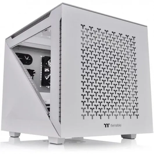 Caixa ATX Thermaltake Divider 200 TG Air Snow Cristal Templado USB 3.0