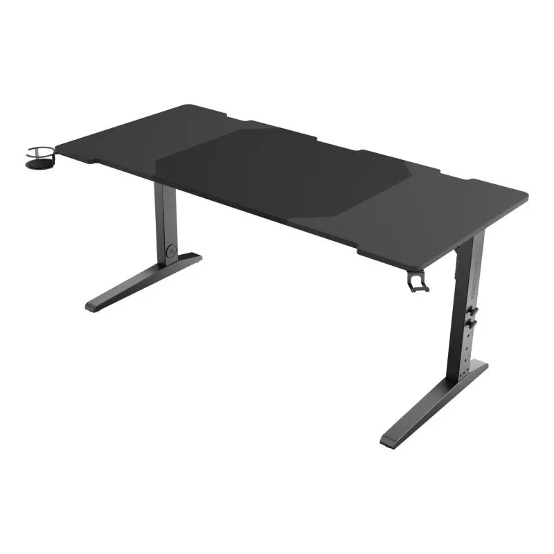 Mesa Gaming GENESIS Holm Modular 160cm MDF e Aço LED Ajustável