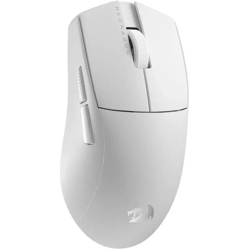 Ratón Redragon M916 PRO sem fios 3 modos 26000 DPI branco 5 botões