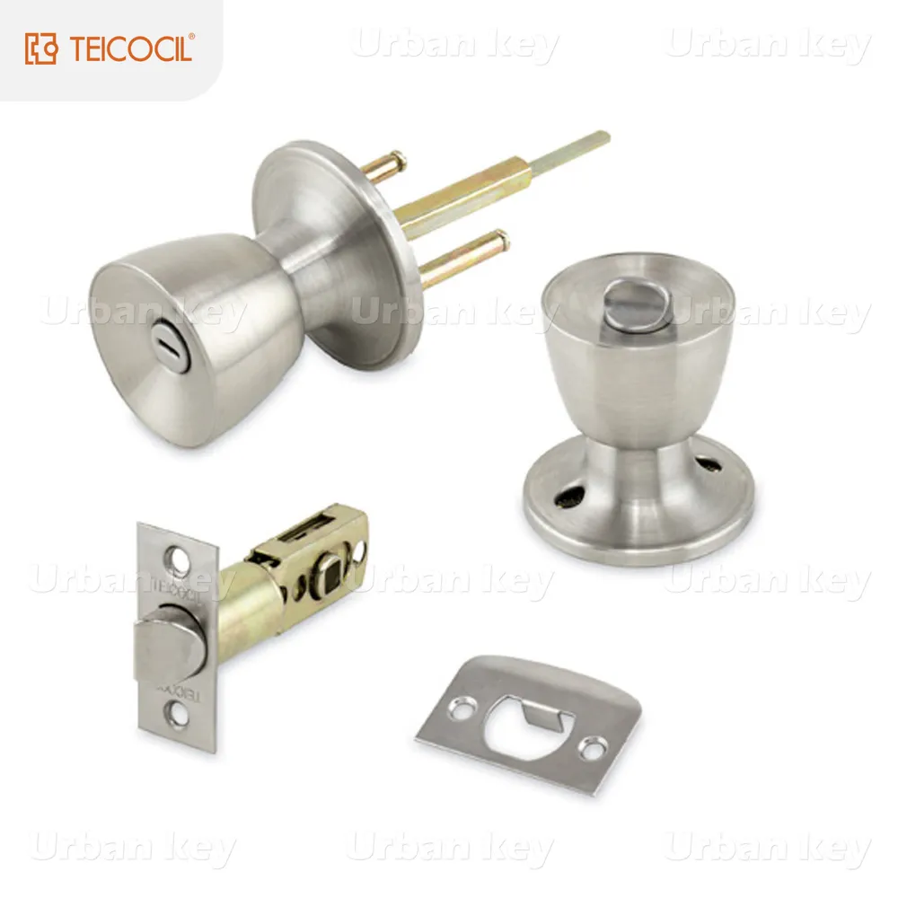 Fechadura 9610 Tubular Sem Chave Inox - FECHTUB6UK