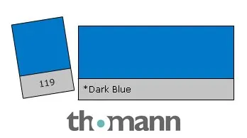 Lee Colour Filter 119 Dark Blue