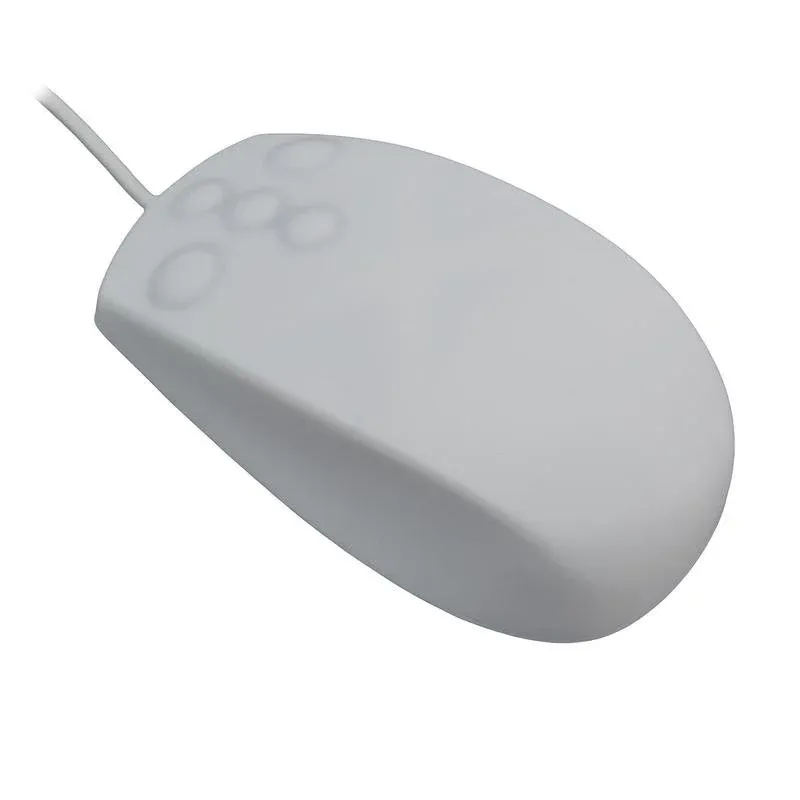 Ratón MCL MP2B99AZZZZSS269W USB PS/2 800 DPI Branco IP68 Silicone