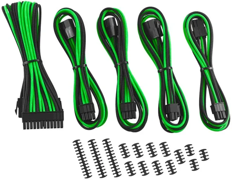 Kit de Expansão CableMod Classic ModMesh - 8+6 Series - Preto / Verde