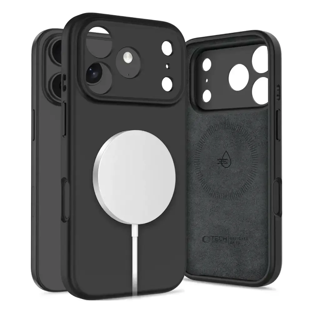 Capa Tech-Protect iPhone 17 Pro Max BasicMag MagSafe Matte Black